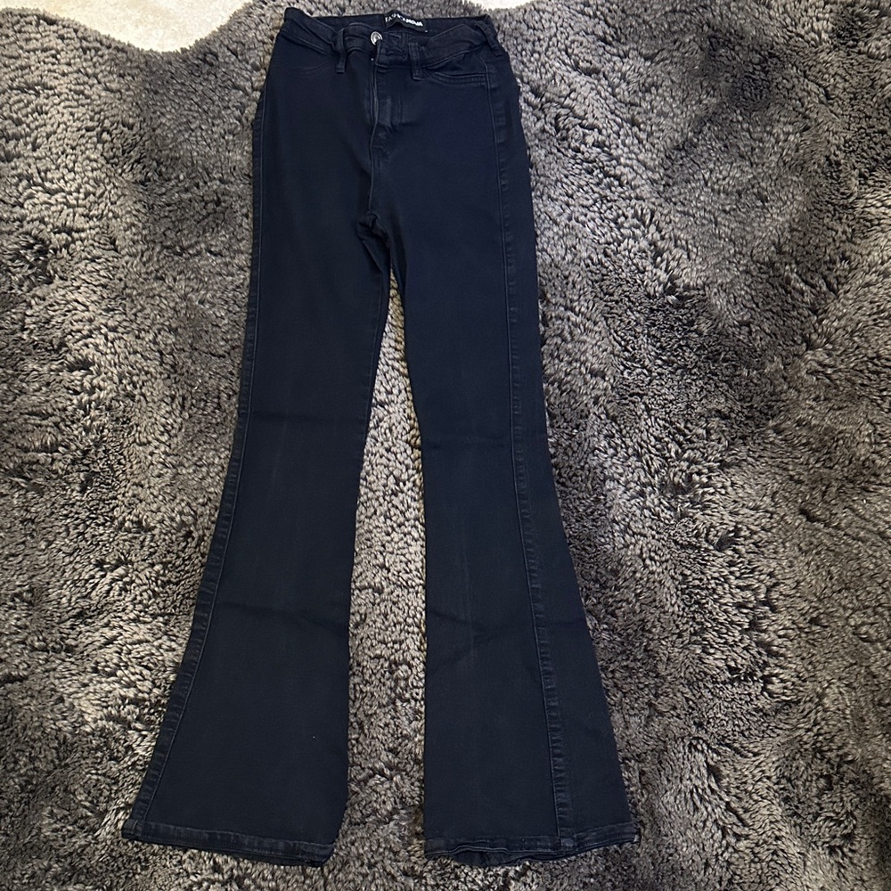 Classic Black Flared Women Jeans